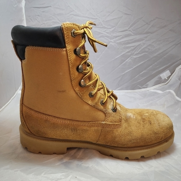 Brahma Boss Tan Leather Tall Work Boots Men's Size 11 Thinsulate Insulation EUC - Picture 4 of 16